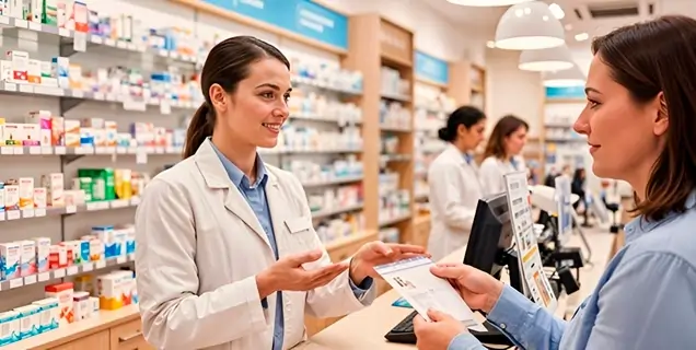 Healthcare professionals in modern facility