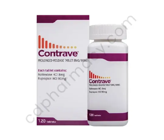 Contrave 90mg/8mg Prolonged Release Tablets