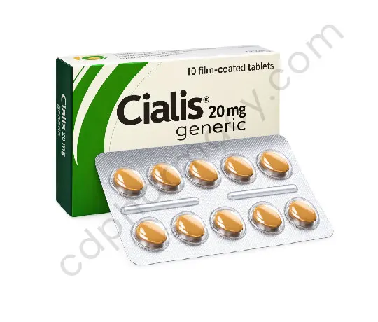 Generic Cialis 20 mg (Tadalafil Tablets)
